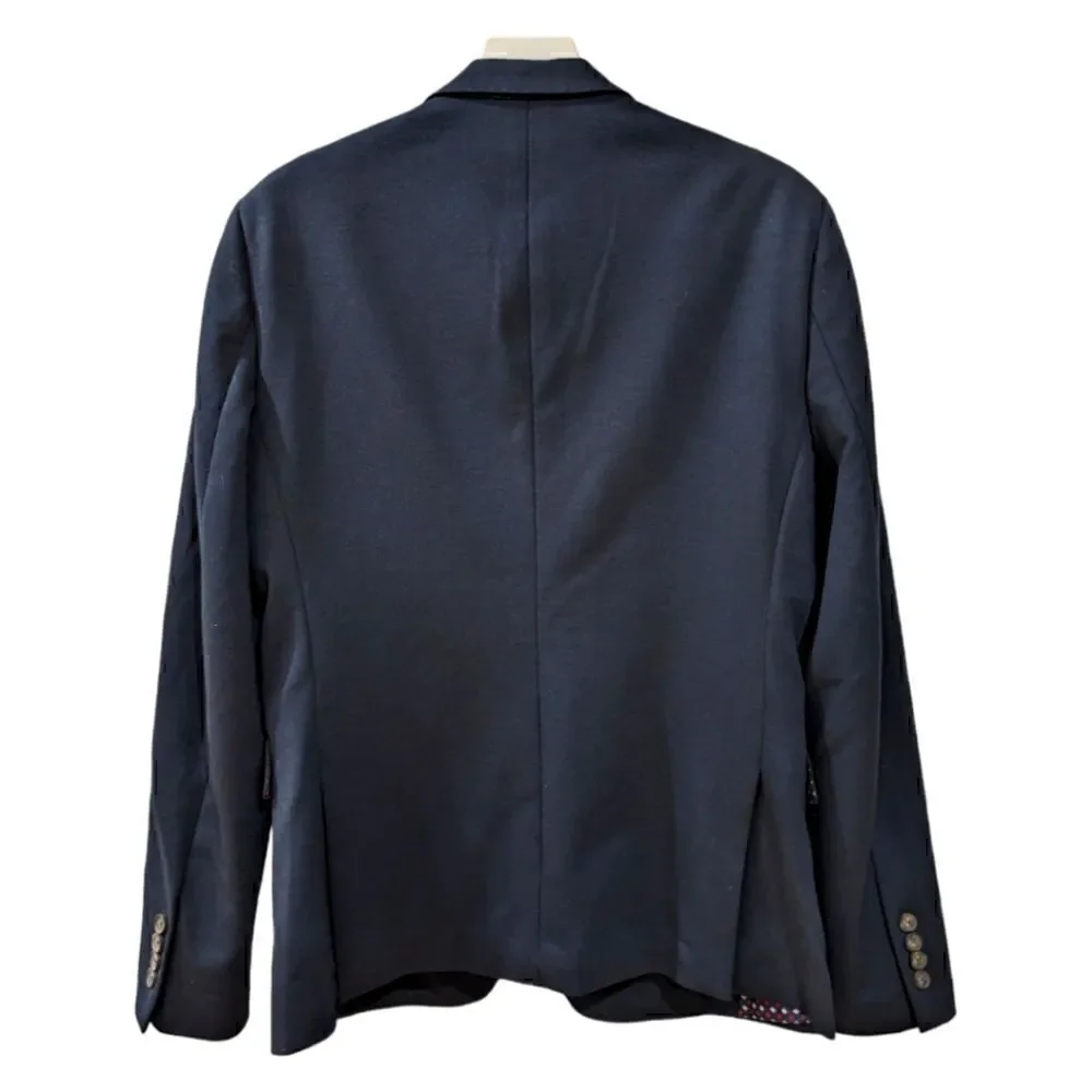LIKE NEW IKE BEHAR Men's Navy Two Button Blazer Size 40